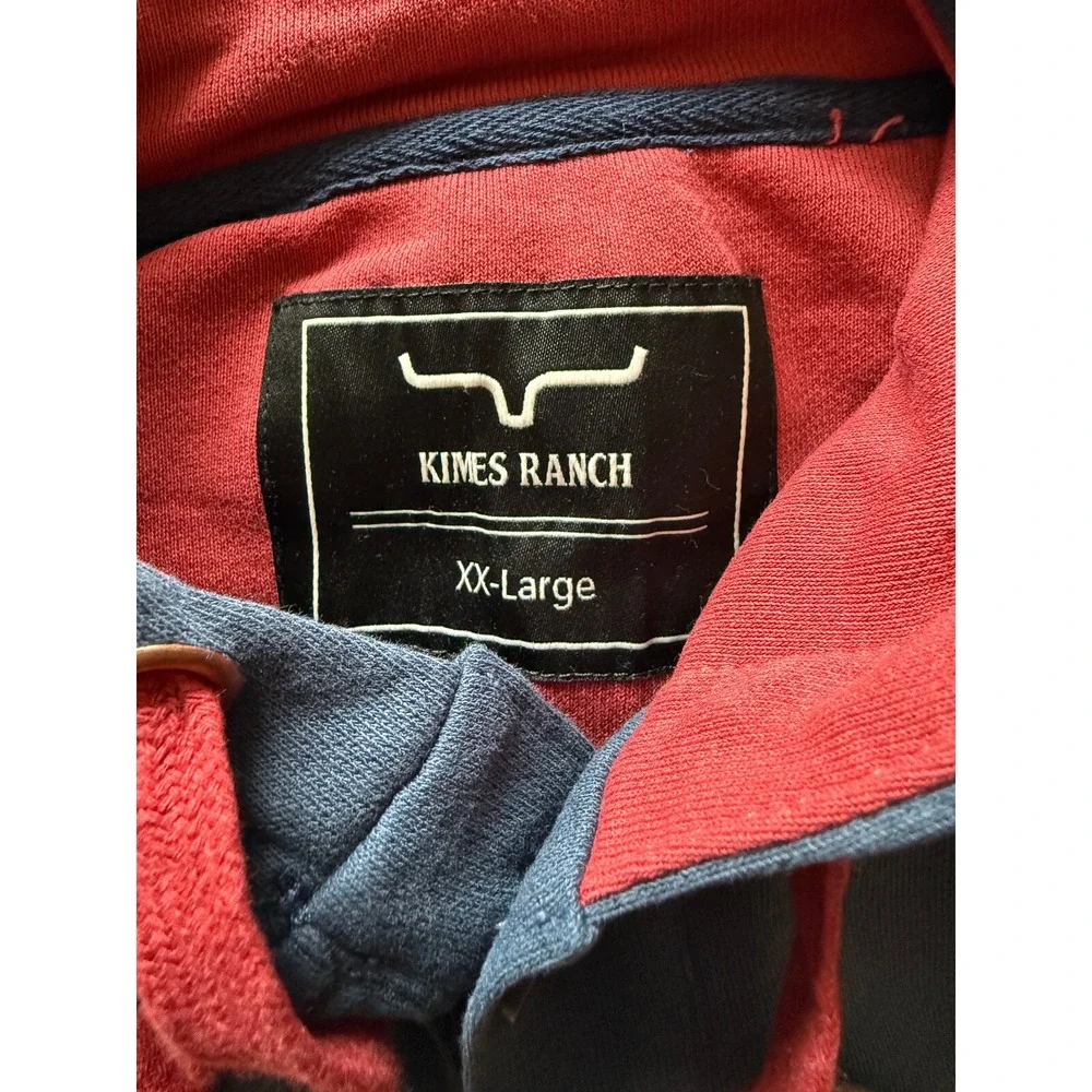 KIMES RANCH Ranch Ready - Men's Navy Cotton Hoodie - Size XX-Large - 2XL‎ - NWT!